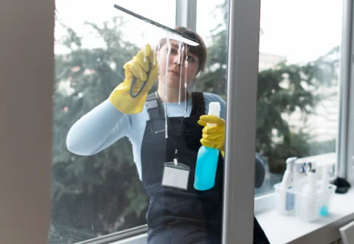 Nettoyage de vitres intérieures et extérieures à Maulévrier